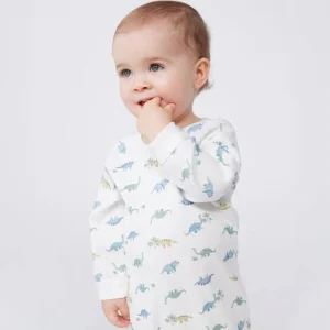 Pyjama en coton Petit Bateau avec imprimé dinosaure