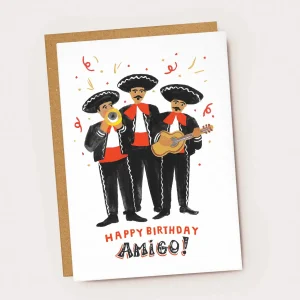 Carte Happy Birthday AMIGO - Jade Fisher