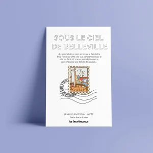 Pin's - Timbre Paris 20e - Sous le ciel de Belleville