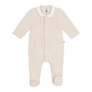 Petit Bateau Combinaison Bébé avec Col - Beige