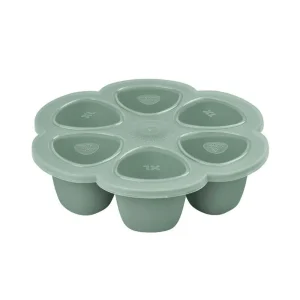 Béaba Pot de Conservation Silicone Multiportions - 6 X 150 Ml - Vert