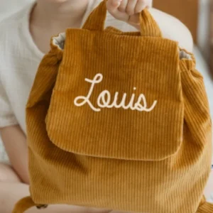 Sac à dos personnalisable en gaz de coton - Oh la la ohlala Paris