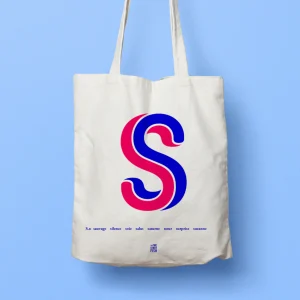 Sac à personnaliser - Lettre graphique