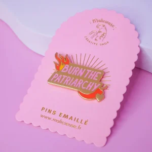 Pin's burn the patriarchy limistic - Malicieuse