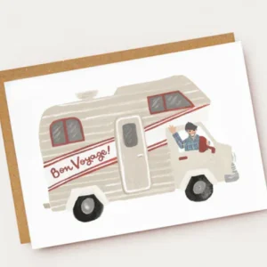 Carte de bon voyage - Van aménagé - Jade Fisher
