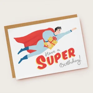 Carte d'anniversaire pour un super hérosJade Fisher