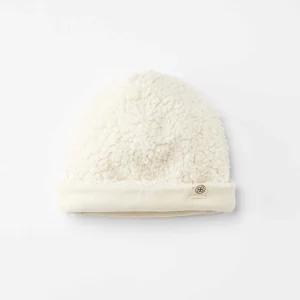 Cloby Teddy Bonnet - Réversible - Blanc Cassé