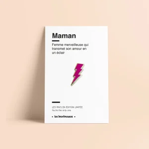 Pin's - Éclair - Maman -  Spécial Fête des mères