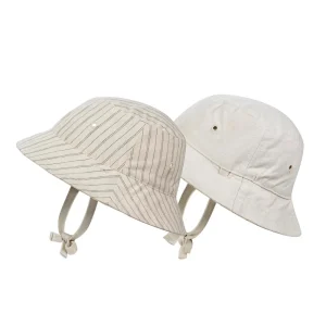 Elodie Details Chapeau de soleil Classique Réversible Rayures