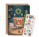 Carte Stickers Au coin du feu - Inklings