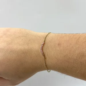 Bracelet 8 mini-perles or - Rose - Fabien Ajzenberg