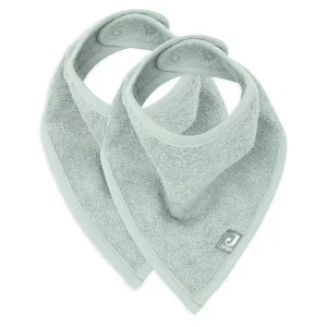 Bavoir Bandana Jollein - Vert Cendré (lot de 2)