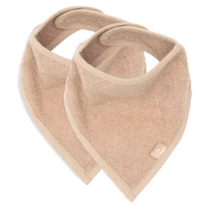 Bavoir Bandana Jollein - Biscuit (lot de 2)