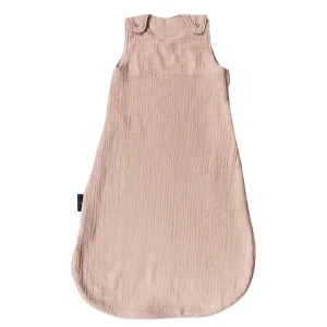 Sac de couchage d'été Maison Charlotte en mousseline de coton rose - Tog 0,5