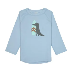Lässig T-shirt de bain UV à manches longues - Crocodile