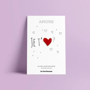 Pin’s “Amore” - Cœur rouge