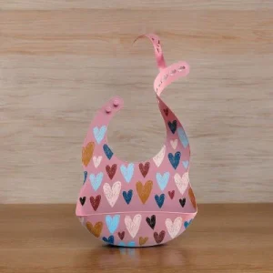 Bavoir  Bébé  en Cœur