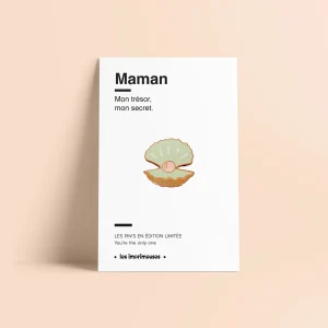 Pin’s Perle Rare, maman