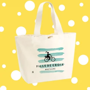 Sac Cabas à personnaliser -  Fille de Groix