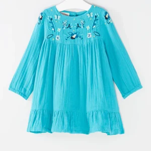Robe taille basse Turquoise
