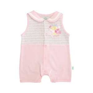 Barboteuse SM Rose clair et gris