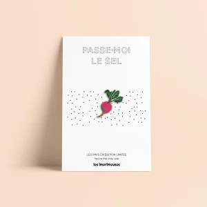 Pin’s Radis « Passe-moi le sel » – Édition limitée