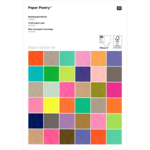Bloc - Paper Poetry - Super Multi Colours - Rico Design