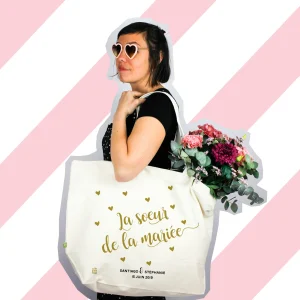 Sac Cabas à personnaliser - La Mariée