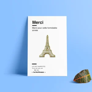 Pin's Merci - Tour Eiffel - Spécial fin d'année scolaire